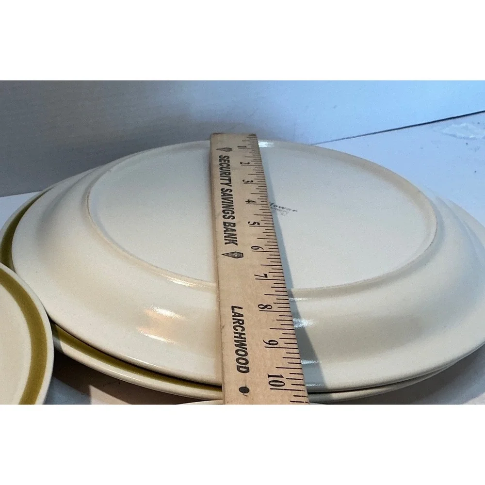 Wild Flower Vintage Stoneware Dinner Plates Set of 3‎ Floral Japan Retro 10.5